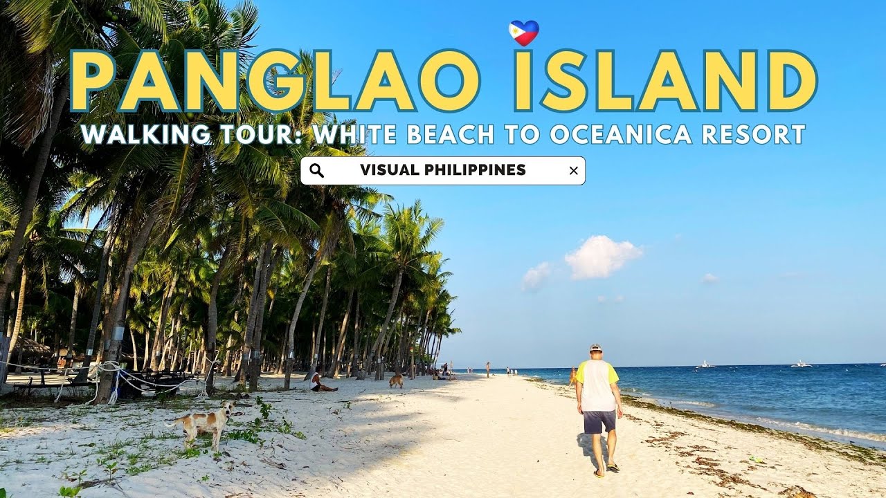 Panglao Island Walking Tour Beach Walk: White Beach to Oceanica Resort