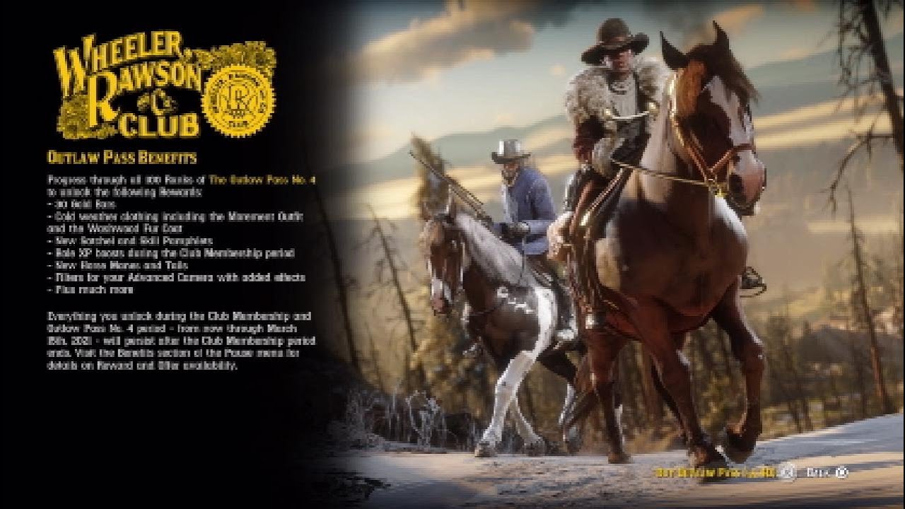 Red Dead Online All Outlaw Pass #4 Item Rewards Showcase