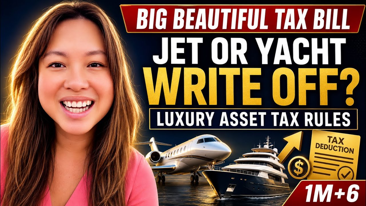 How to Write Off Your Jet or Yacht Under the Big Beautiful Tax Bill Luxury Asset Tax Deductions 1M+6