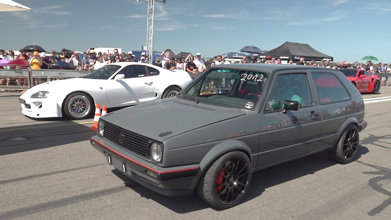 Volkswagen Golf 2 Turbo vs Toyota Supra Mk4 Turbo
