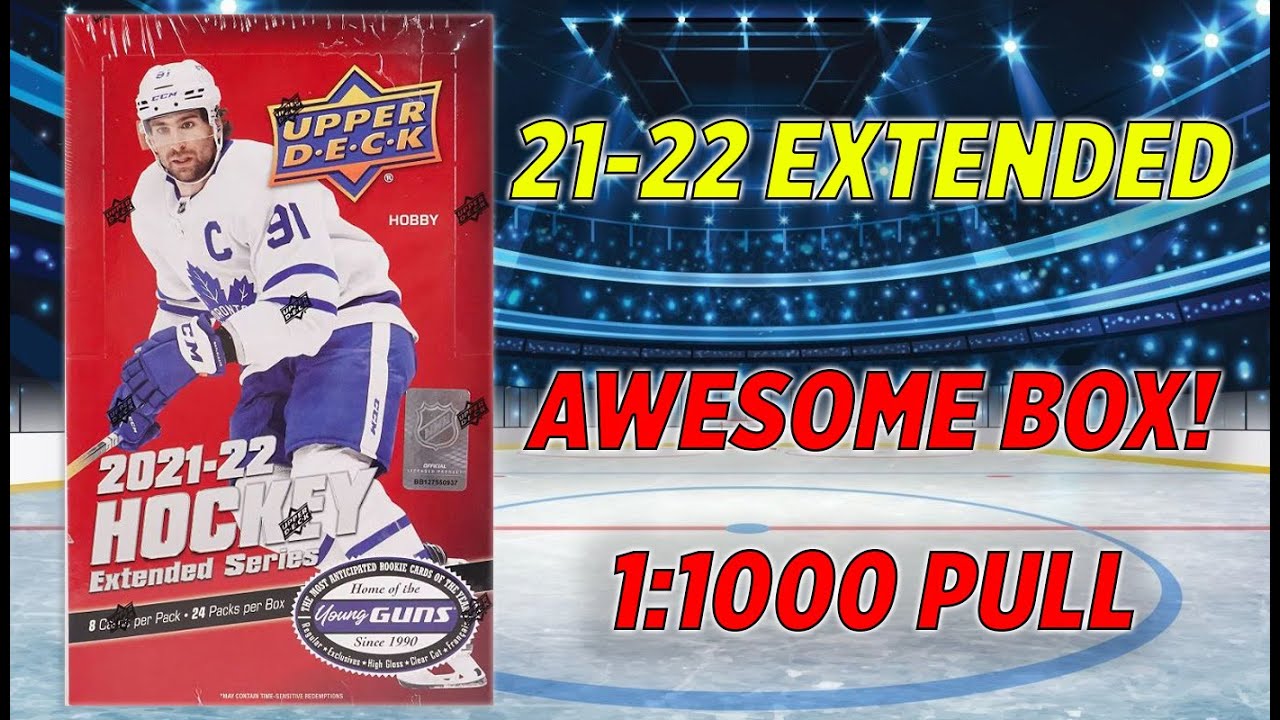 2021-22 Upper Deck Extended Series Hockey Hobby Box Break