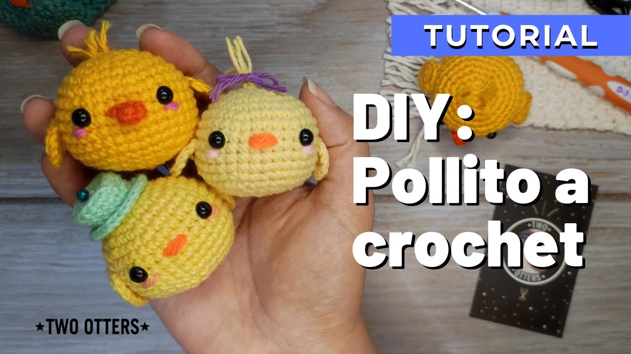 ¡EXCLUSIVO PARA PRINCIPIANTES! | TUTORIAL: POLLITO A CROCHET | POLLITO AMIGURUMI