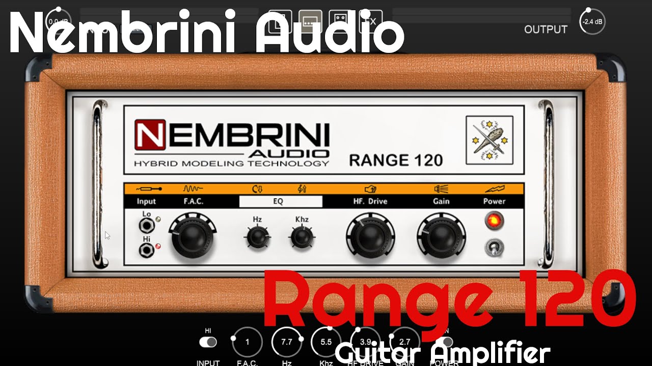 Range 120 Guitar Amplifier by Nembrini Audio (No Talking)