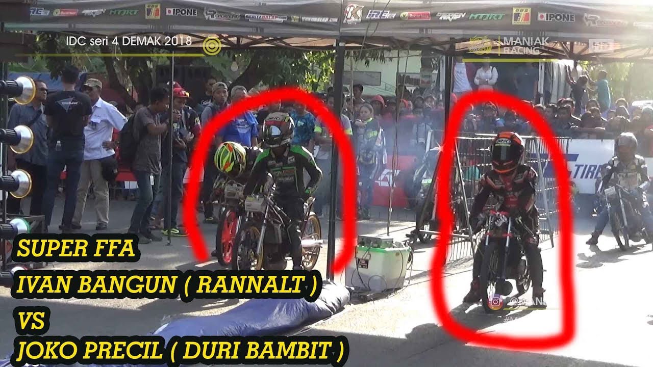 KWR IDC DEMAK: FFA NINJA duel 6.8 DETIK Ivan Bangun ( rannalt ) Vs joko ( Duri Bambit )