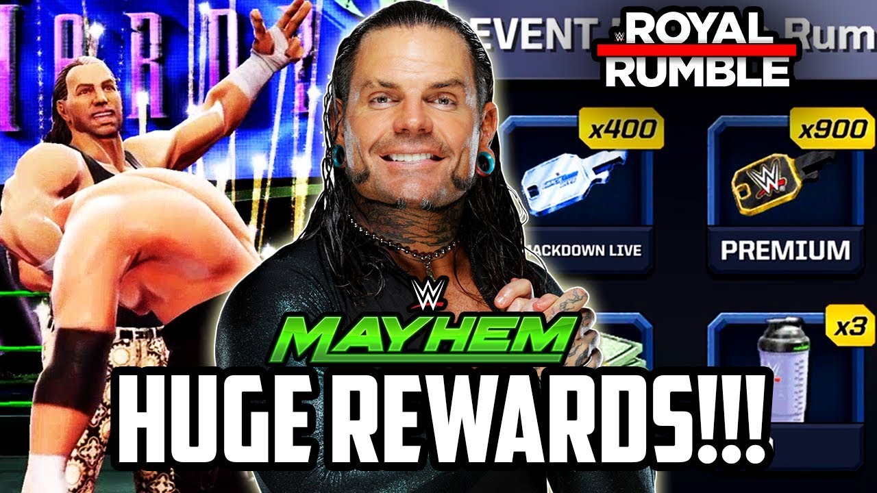 WWE MAYHEM HUGE ROYAL RUMBLE REWARDS!!!