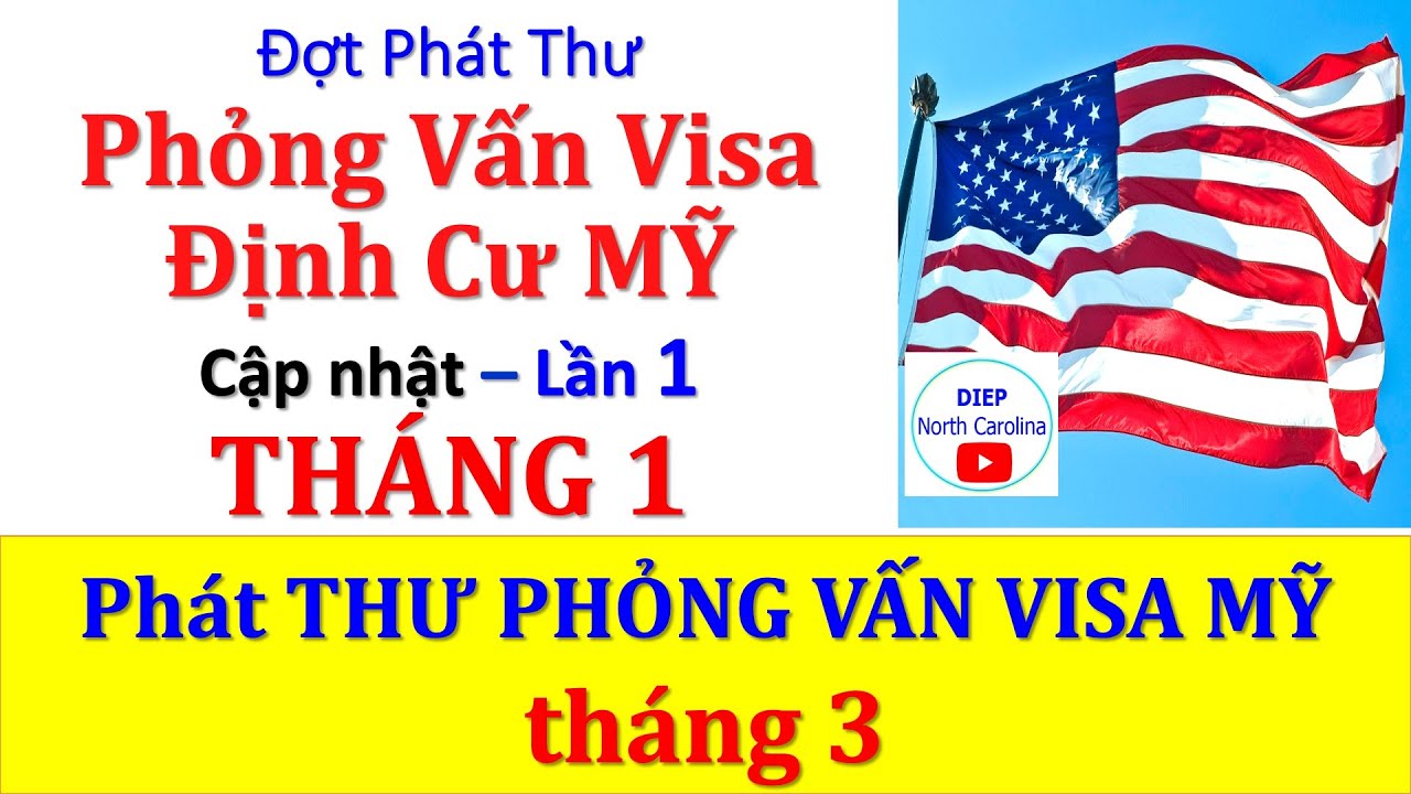 LSQ MỸ Phát Thư Phỏng Vấn Visa -Lần 1 -Tháng 1/2026 |Ngày phỏng vấn Tháng 3/2026