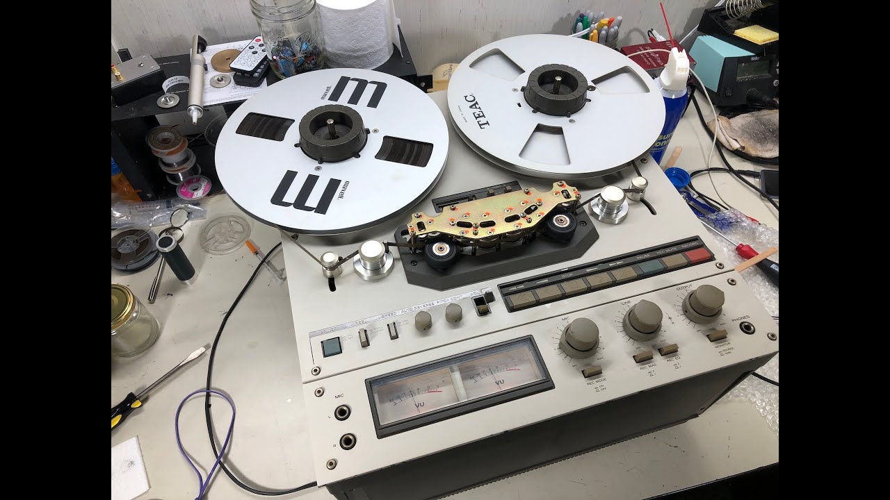Teac X 10R  Part 3.2: UNseized pinch rollers!