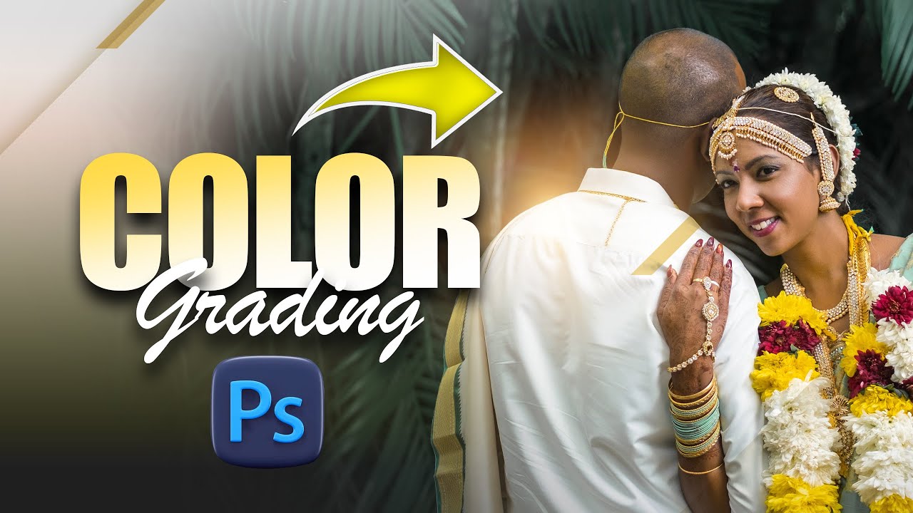 Color grading of any color in photoshop | Wedding photos color grading