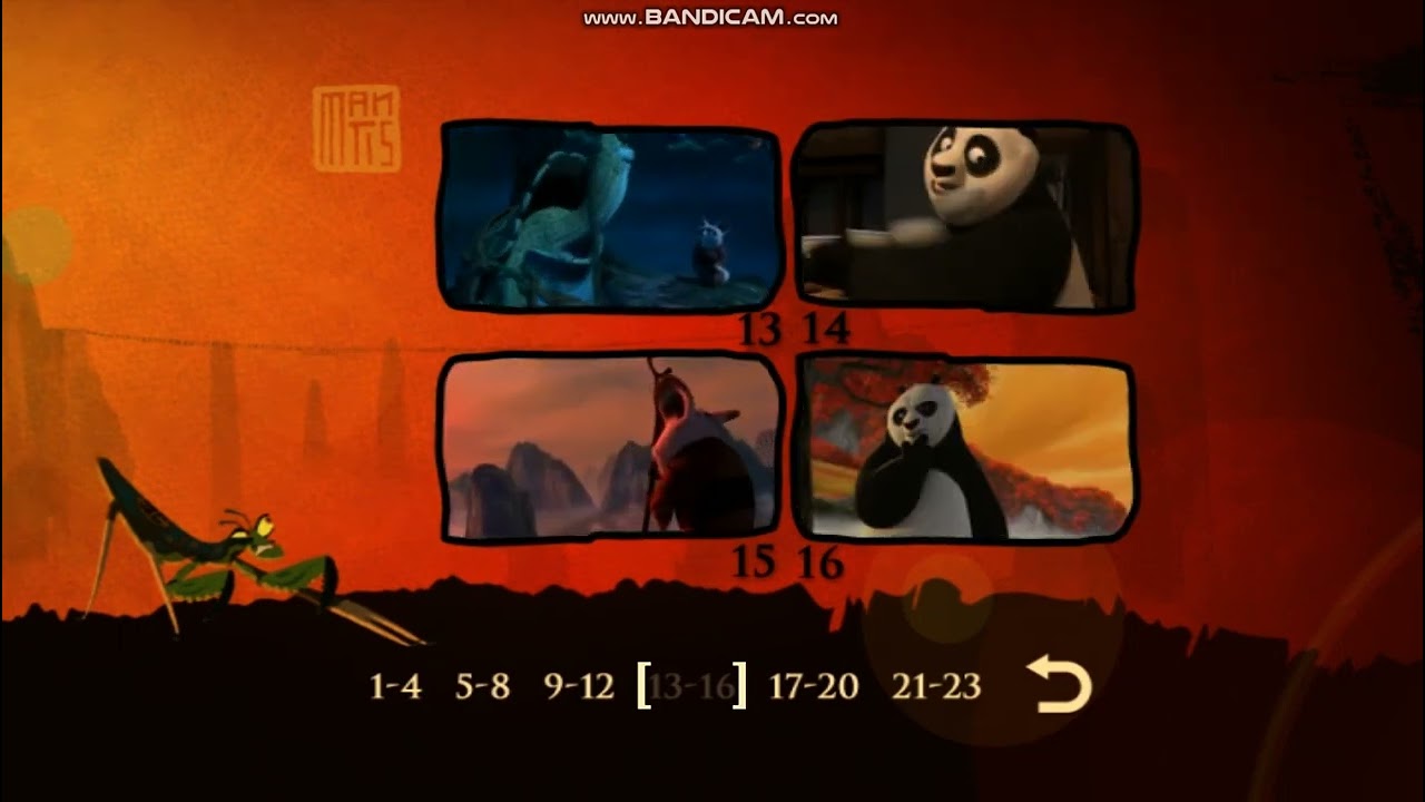 Kung Fu Panda DVD Menu Walkthrough