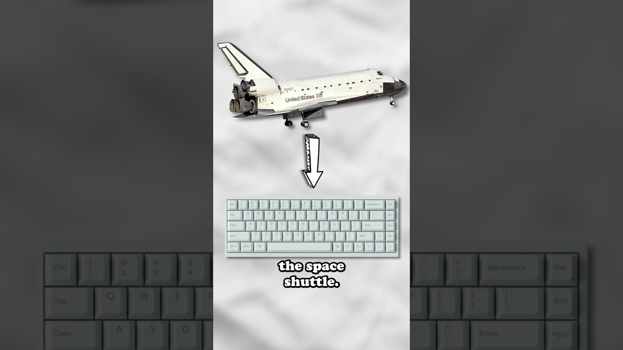 This Keyboard Is Basically The Space Shuttle