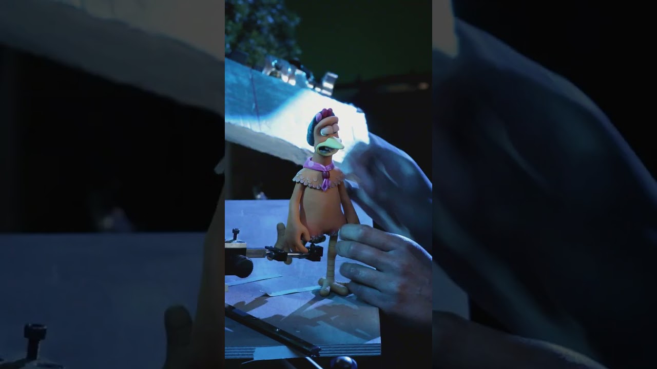 Timelapse of Animating Molly 🐔 Making Of Chicken Run: Dawn of the Nugget 