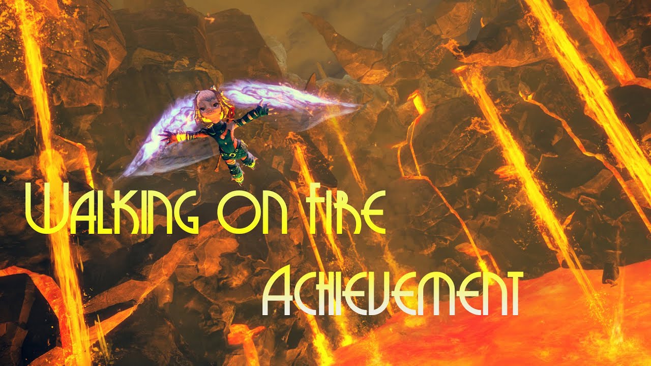 GW2 HoT - Ember Bay: Walking on Fire Achievement