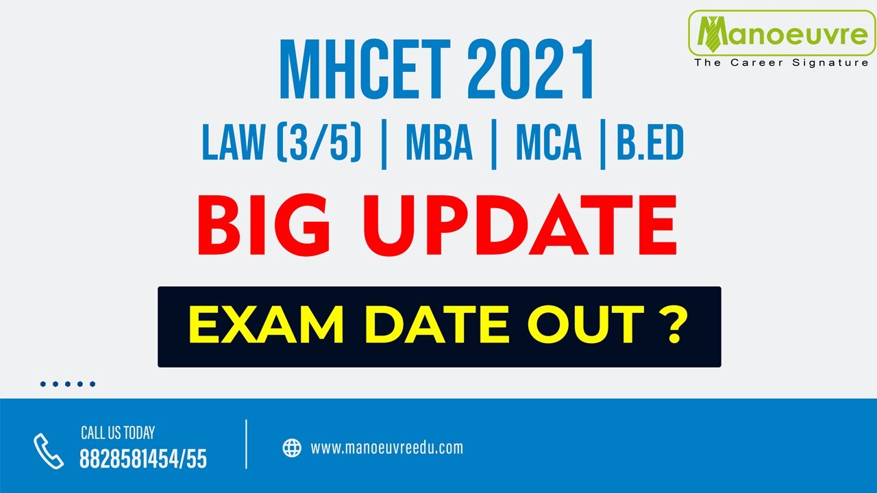 MH CET - 2021 | BIG UPDATE |  Exam Dates are Out Now