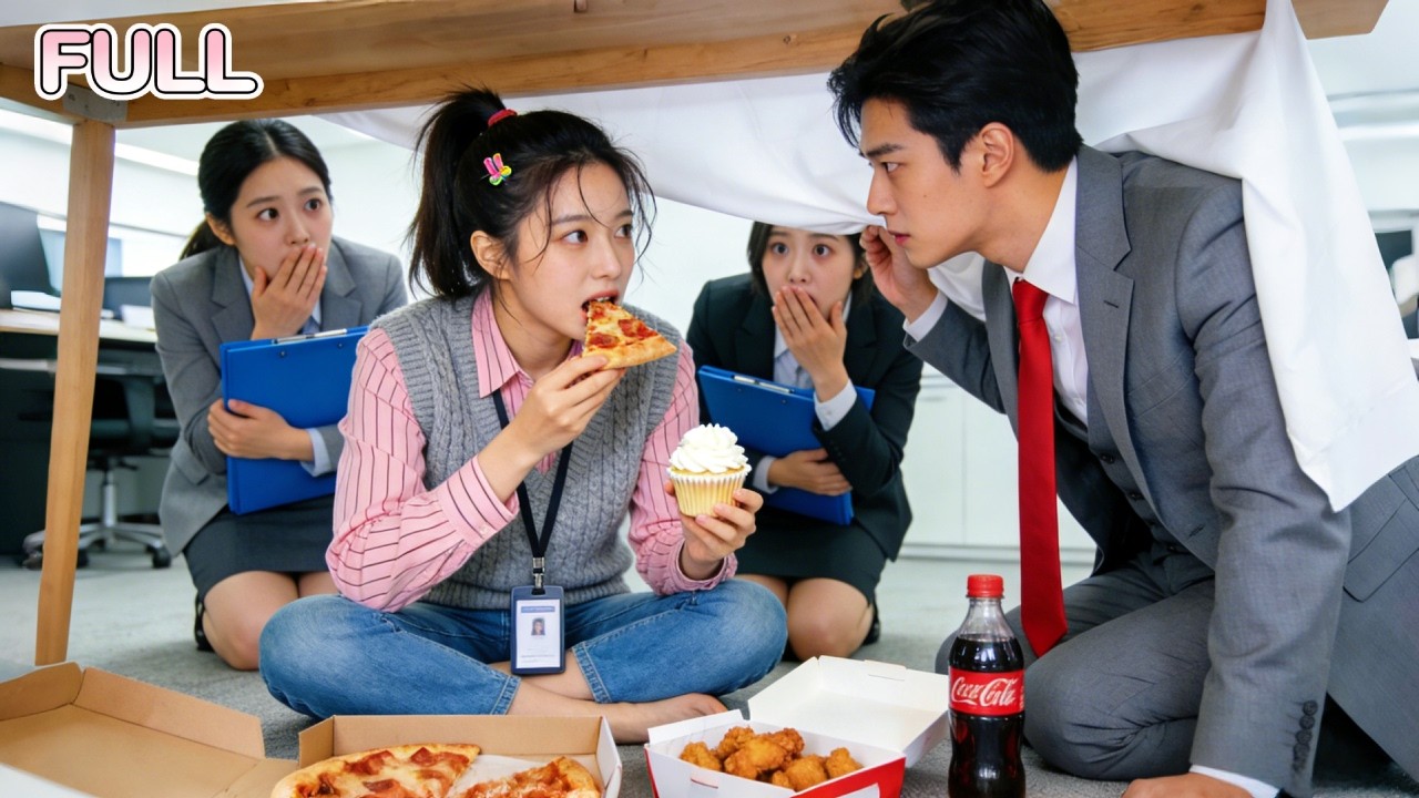 Everyone Wore Suits To Meet CEO, Only Intern Hid Under Table Eating Pizza! His Heart Melted!