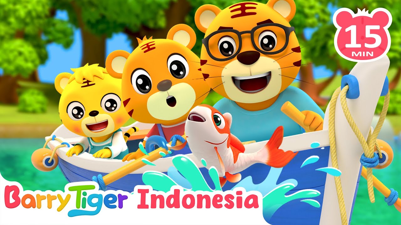 Dayunglah Perahumu 🚣‍♂️🎵 Lagu Anak Populer | Lagu Hewan & Lagu Anak | BarryTiger
