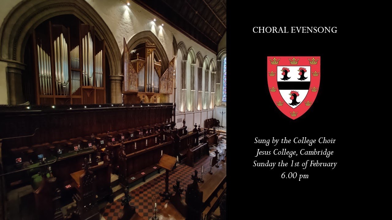 Choral Evensong – 01/02/26
