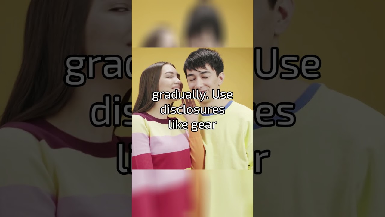 Four Easy Self Disclosure Rules