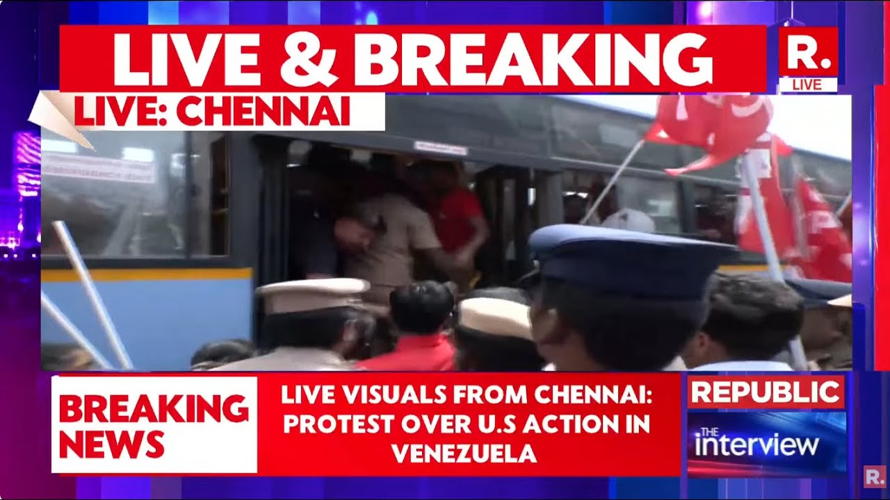 Chennai BREAKING LIVE: CPI(M) Holds Protest Against US Action In Venezuela