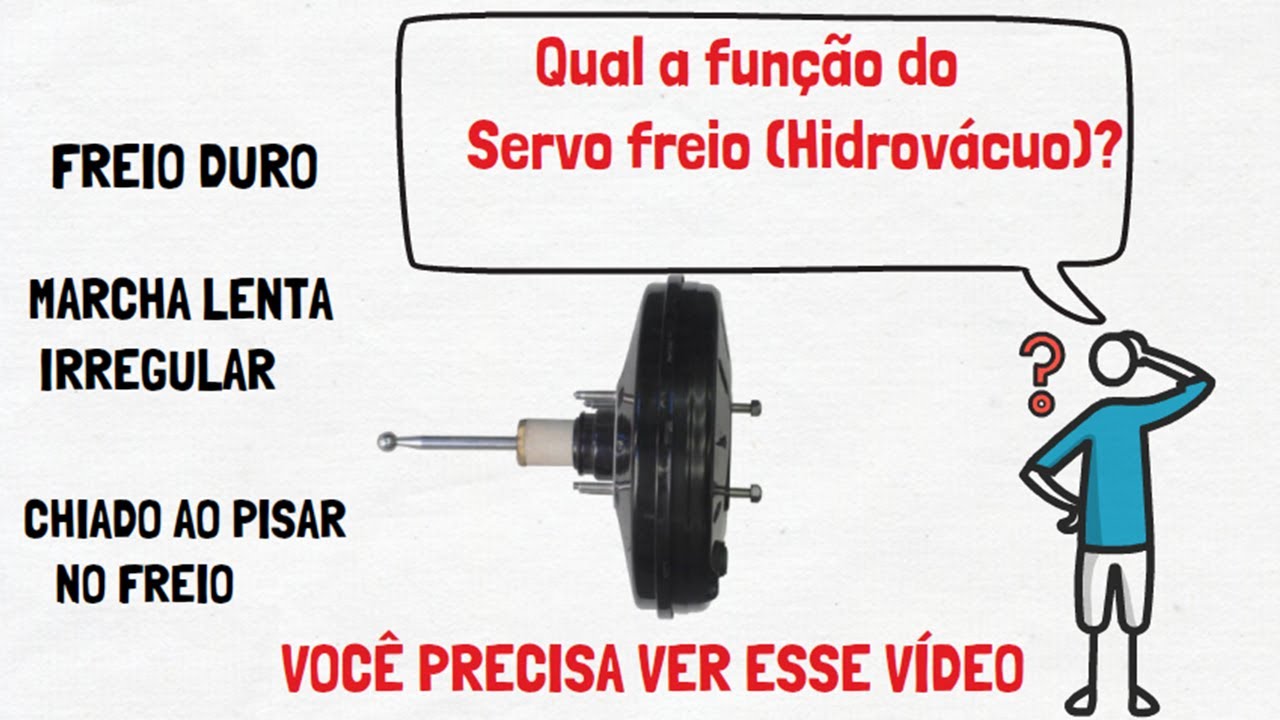 COMO FUNCIONA O SERVO FREIO | HIDROV&Aacute;CUO | FREIOS PARTE 2