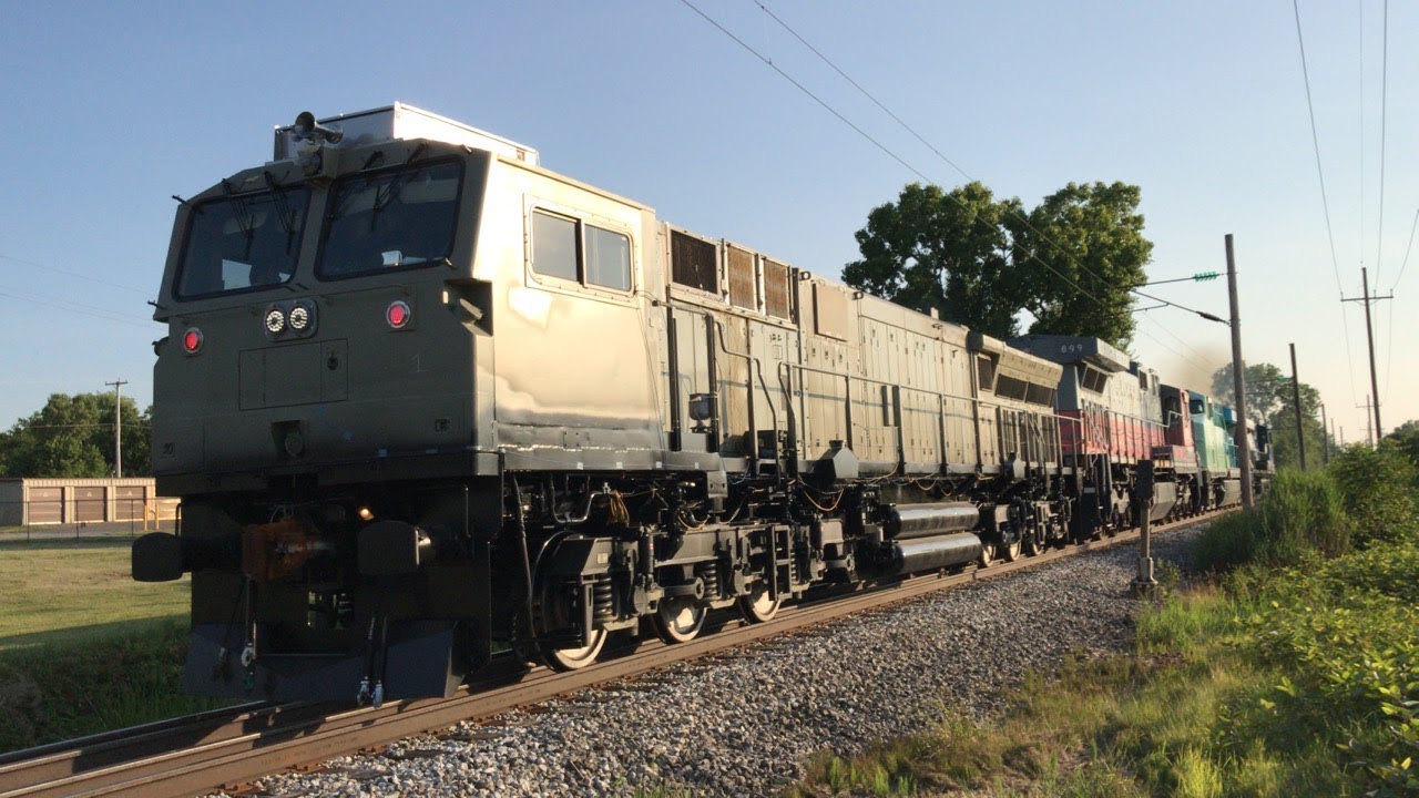 New Indian Railways Locomotive Testing on the GE Test Track in Erie, PA
