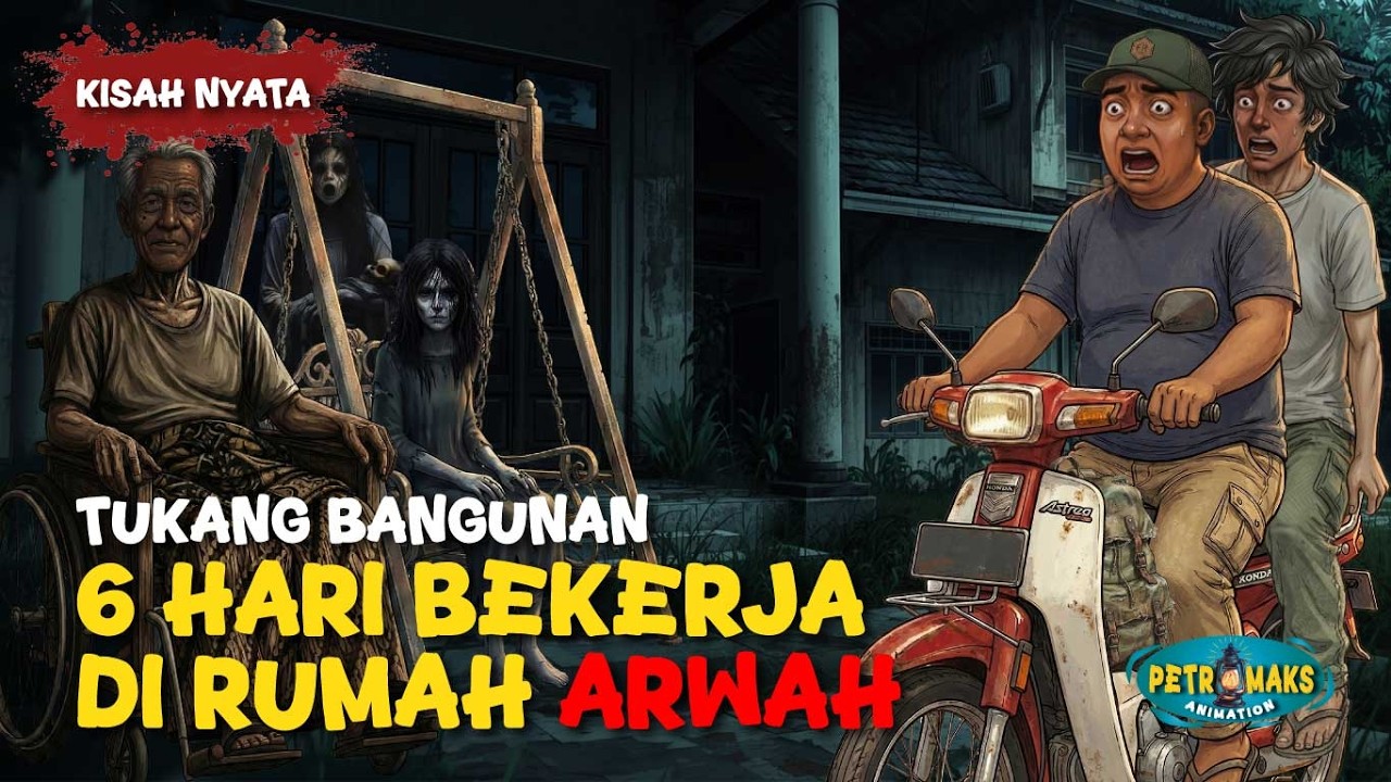6 HARI BEKERJA DI RUMAH ORANG YANG SUDAH MENINGGAL (Kisah Nyata) #ceritahoror