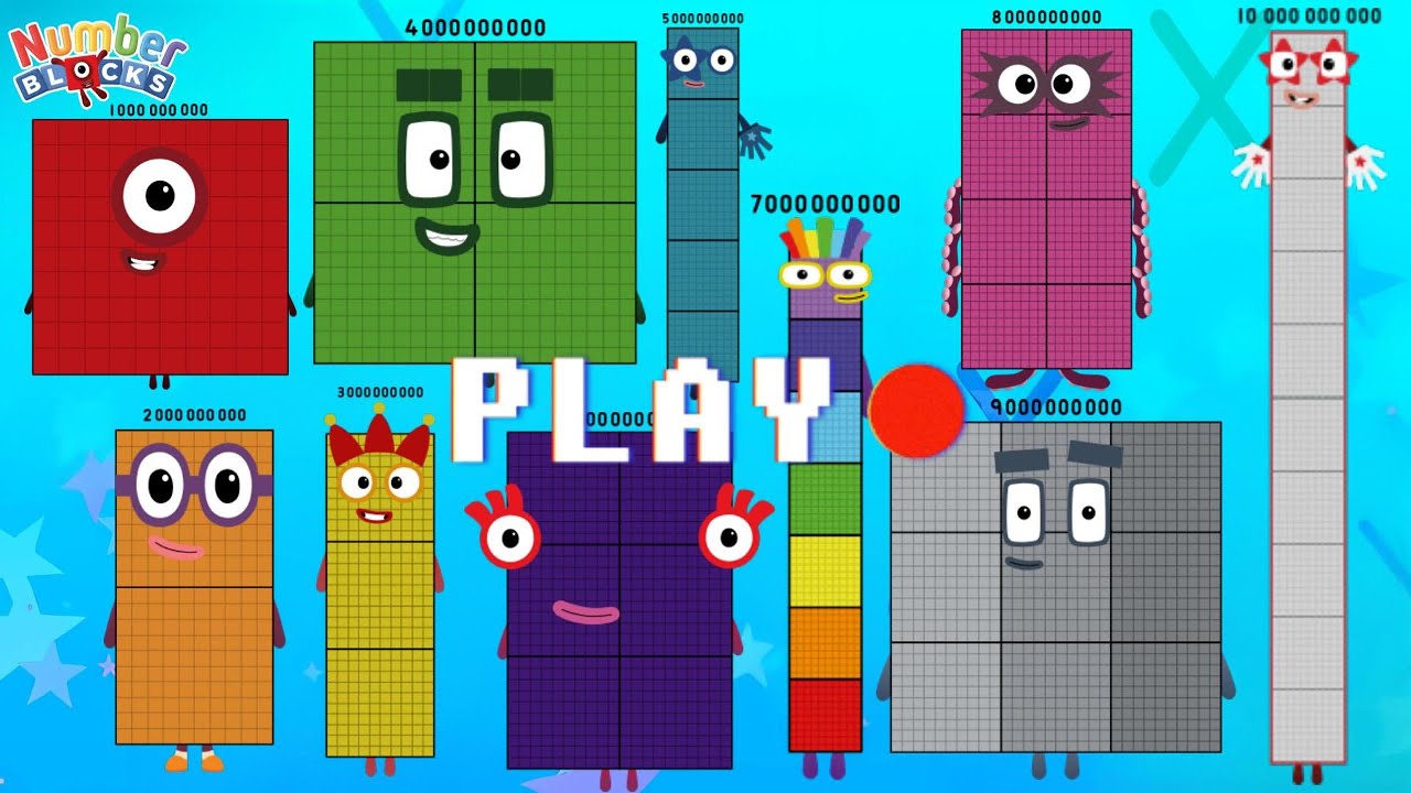 ТАБЛИЦА УМНОЖЕНИЯ НА МИЛЛИАРД NUMBERBLOCKS | УЧИМСЯ СЧИТАТЬ | УМНОЖЕНИЕ БОЛЬШИХ ЧИСЕЛ | COLORART_ID