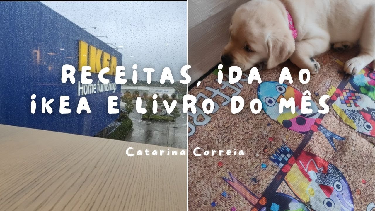 Receitas, ida ao IKEA e livro do mês