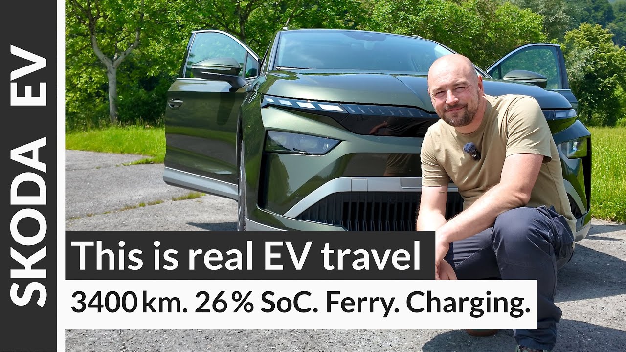 Is EV travel really relaxing? 3400 km in the Škoda ENYAQ 85x Facelift to Norway and back