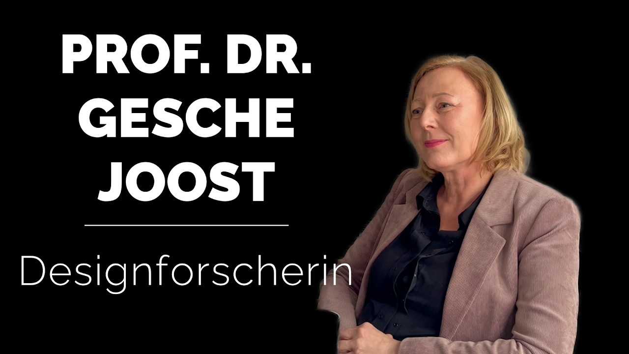 Folge 5:  Prof. Dr. Gesche Joost, Designforscherin UdK Berlin und Präsidentin des Goethe-Institut