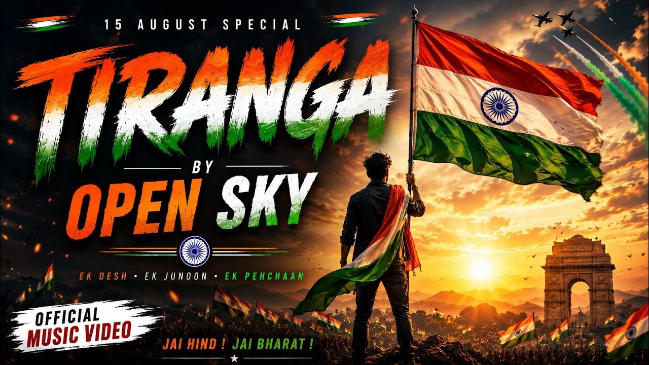 🇮🇳 TIRANGA | 15 August Special | Patriotic Hindi Rap | Independence Day Song