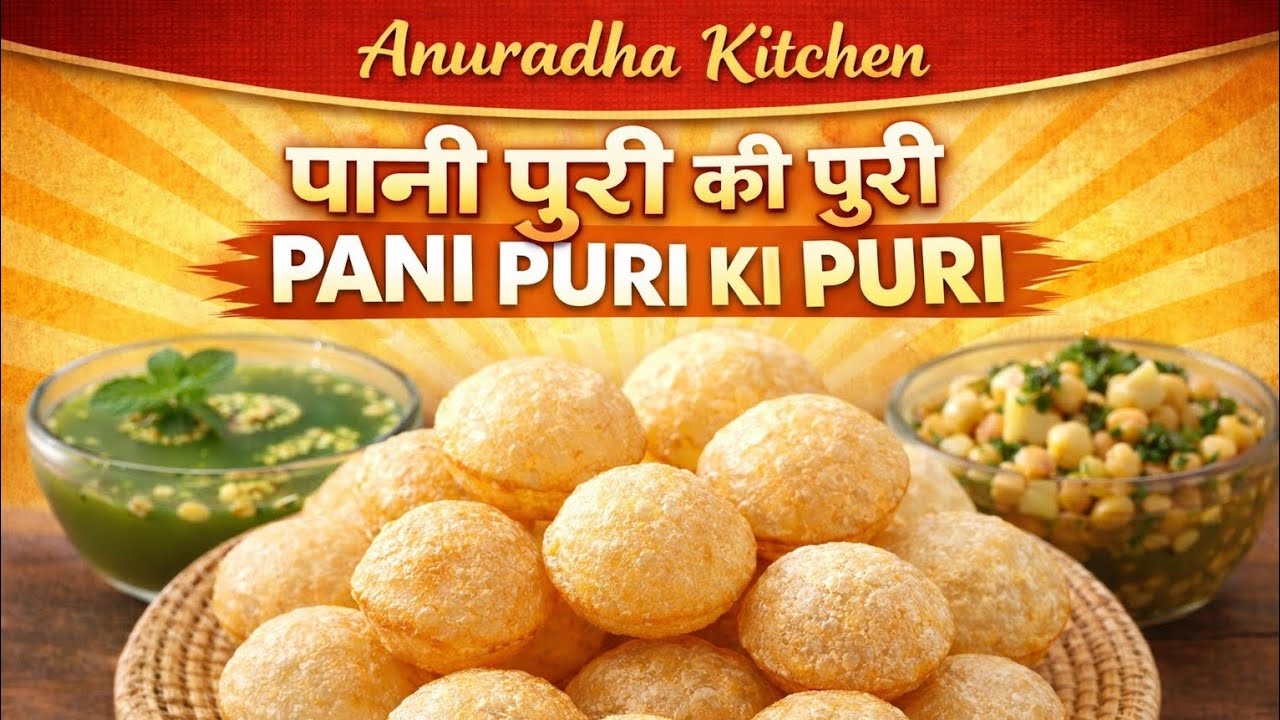 👉 घर पर बनाएं एकदम क्रिस्पी पानी पुरी की पुरी | बाजार जैसी फूली-फूली गोलगप्पा पुरी |Anuradha Kitchen