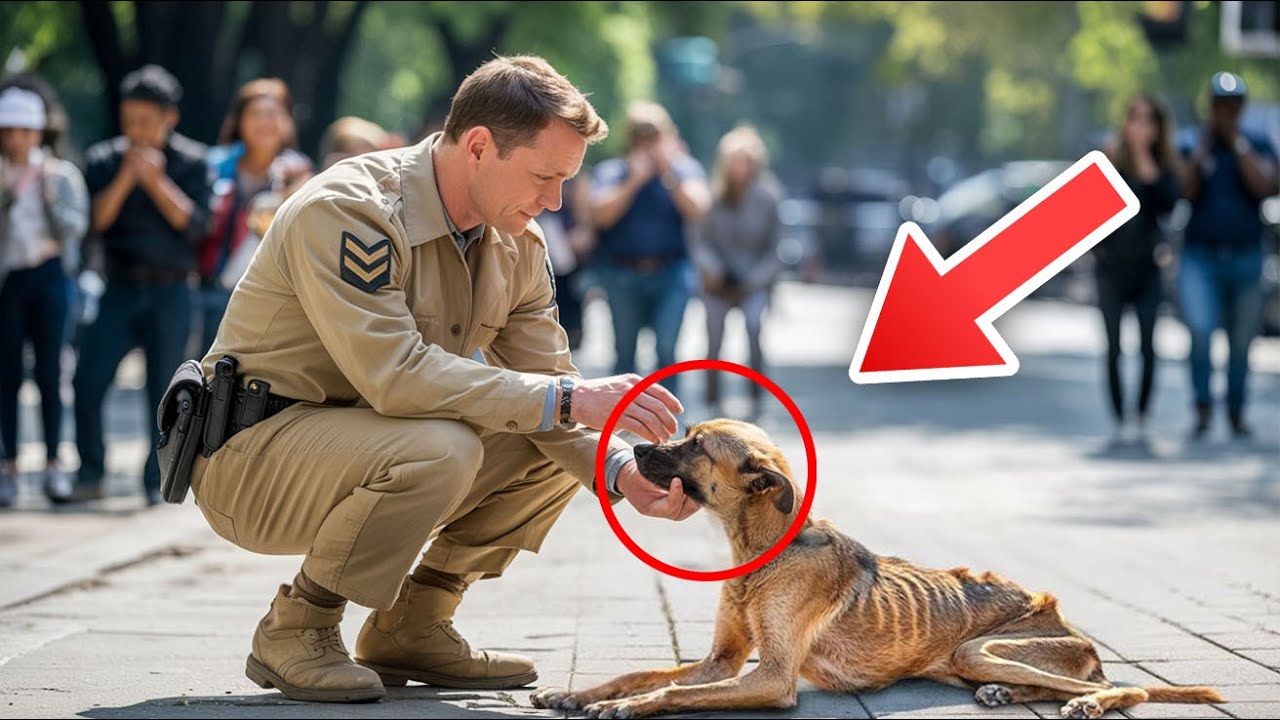 Ein Soldat findet seinen ausgemusterten Schäferhund verhungert – was er tut, rührt zu Tränen