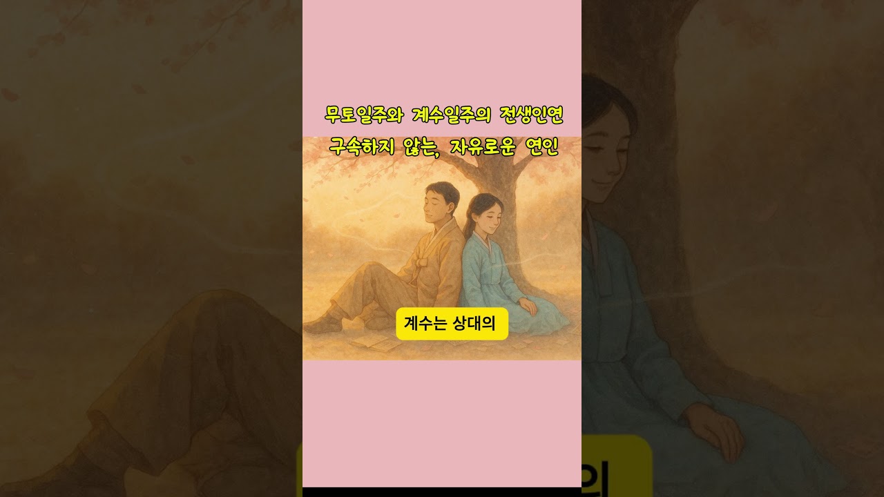 무심한 듯, 구속하지 않아 더 깊은 #무계합 #전생인연 #무토일주 #계수일주  #사주궁합 #구속없는사랑 #자유로운인연  #운명의사람