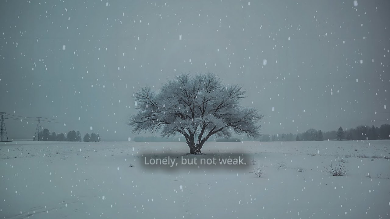 Lonely, but not weak.