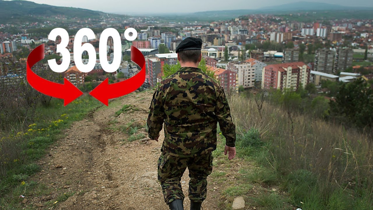 Wie Schweizer Soldaten im Kosovo den Frieden sichern (360-Grad-Video)