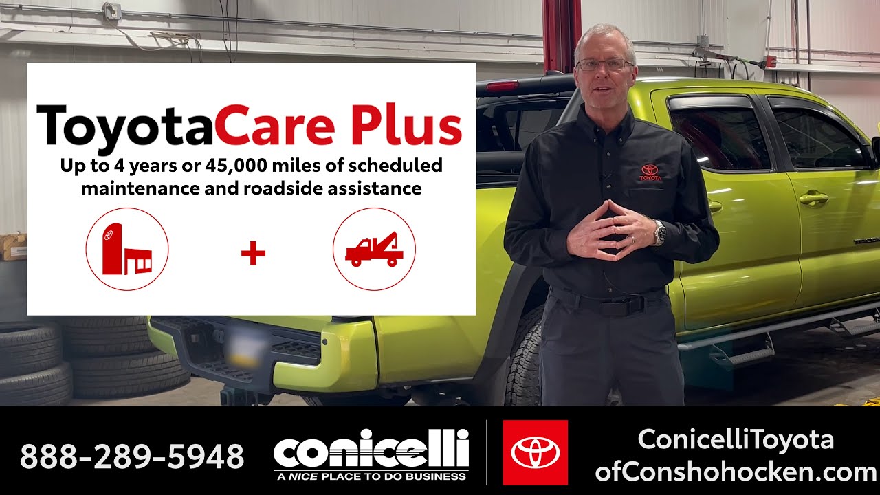 ToyotaCare Plus, a perfect peace of mind way to take care of your vehicle!