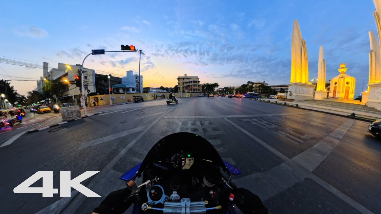 คนออก R6 มาขี่ในเมืองสภาพจะเป็นแบบนี้ [4K] 🔊
