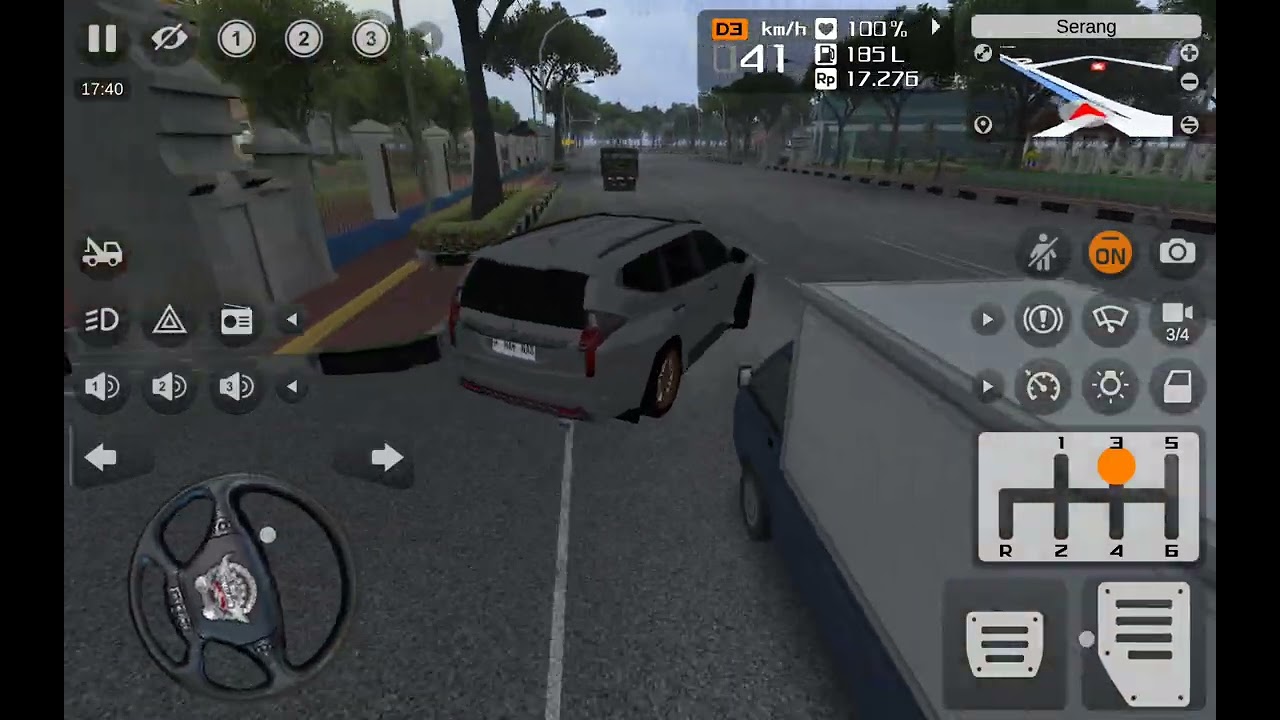 Bussid Montero Sport (Pajero) Pelabuhan Merak - Tol Merak - Android gameplay 