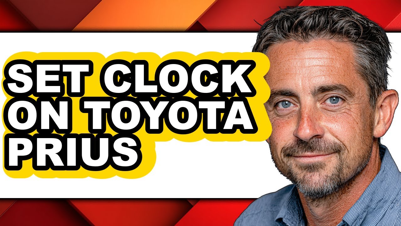How To Set Clock On Toyota Prius - Step By Step