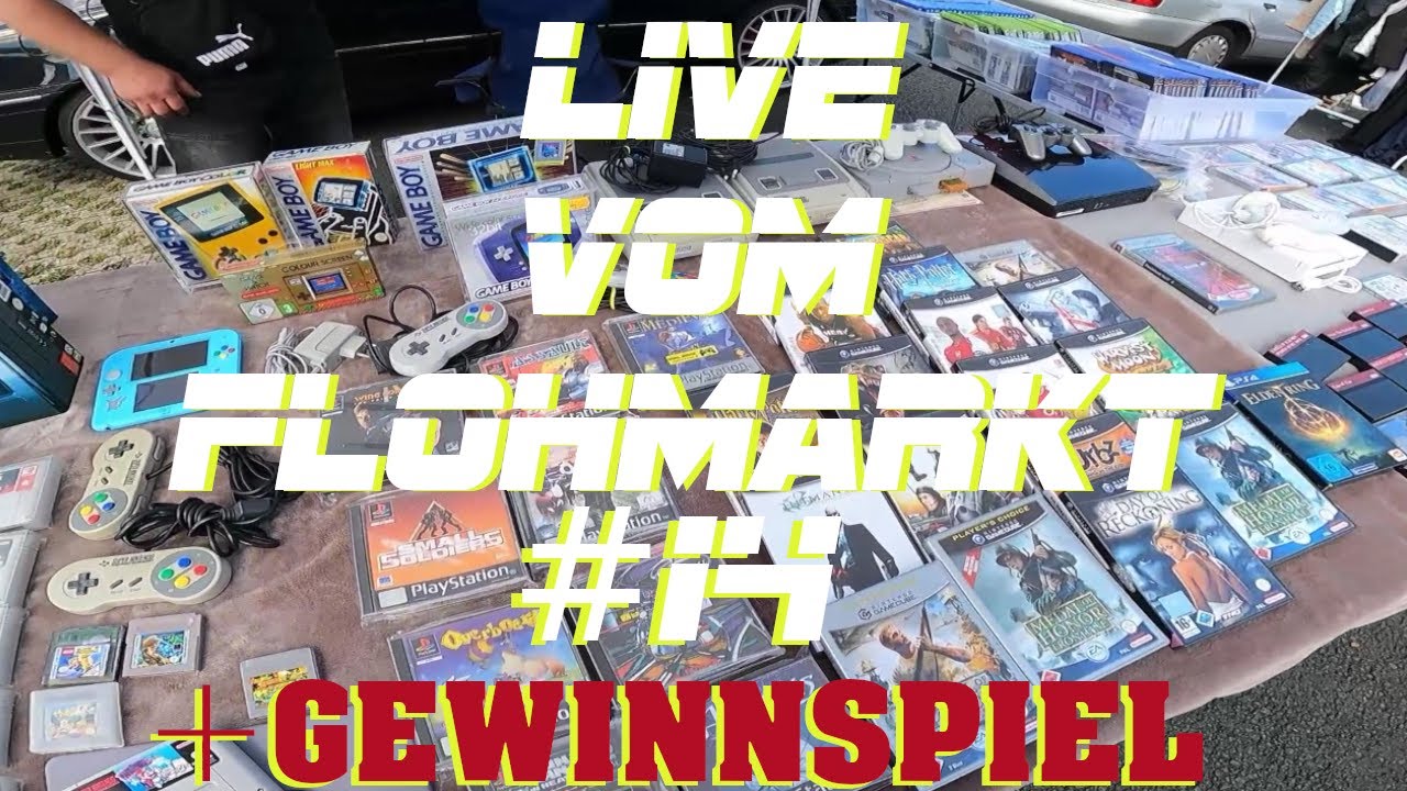 Flohmarkt, Gewinnspiel (Beendet) & Outtakes // Live vom Flohmarkt #14
