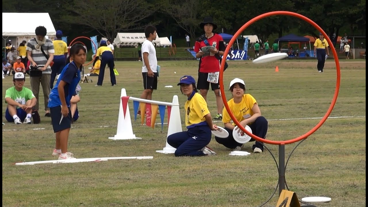 石岡で障害者フライングディスク大会