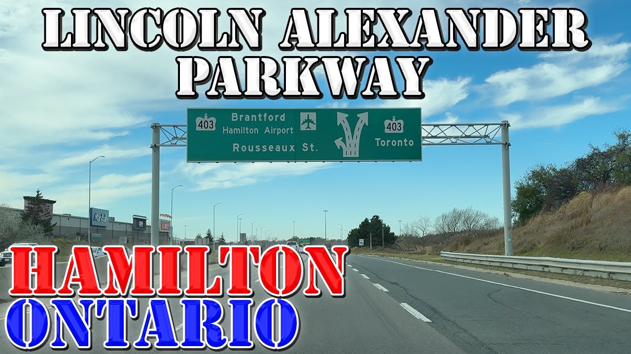 Lincoln Alexander Parkway - Hamilton - Ontario - Canada - 4K Highway Drive