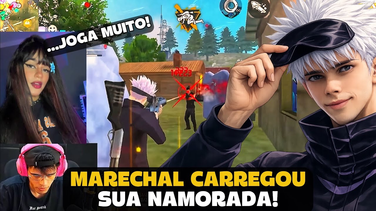 MARECHAL CARREGOU SUA NAMORADA NA RANK! FREE FIRE - MARECHAL HIGHLIGHTS
