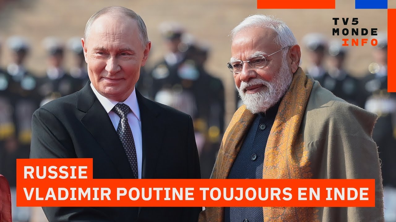 Russie / Inde : L'Ukraine au centre de la visite de Vladimir Poutine