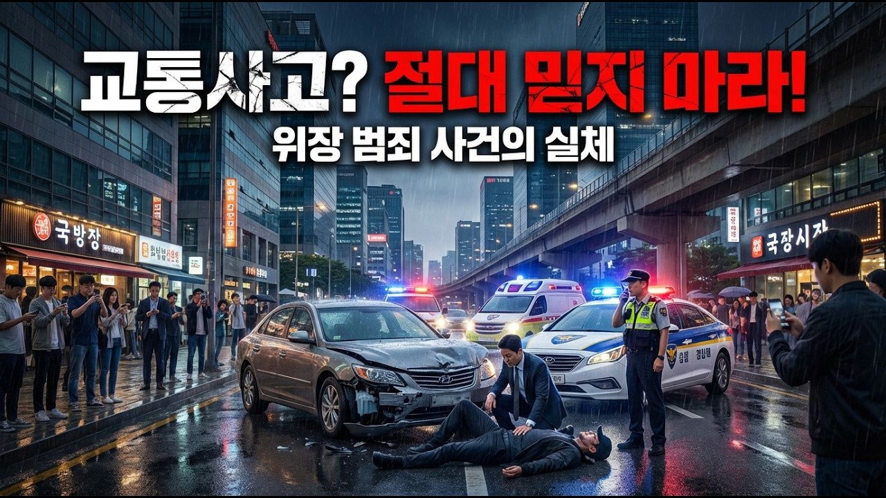 교통사고로 위장된 충격적 범죄의 전말