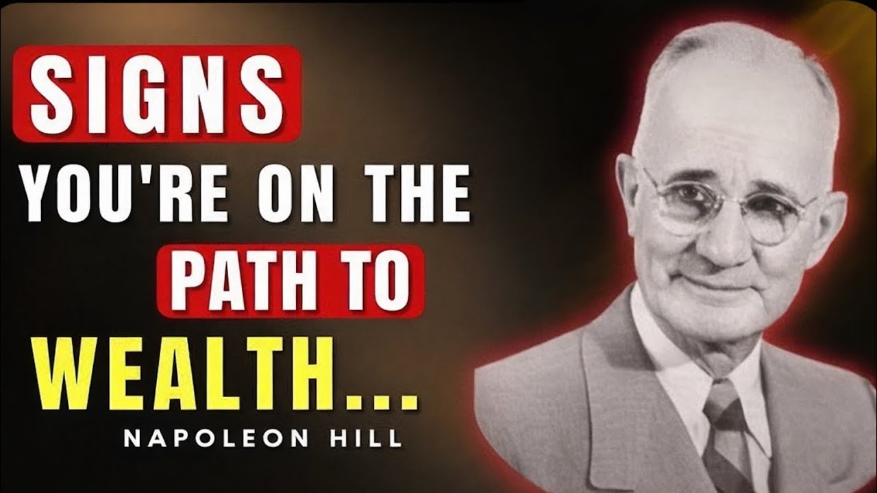 If You're Seeing These Signs, You're On The Path To Wealth | Napoleon Hill