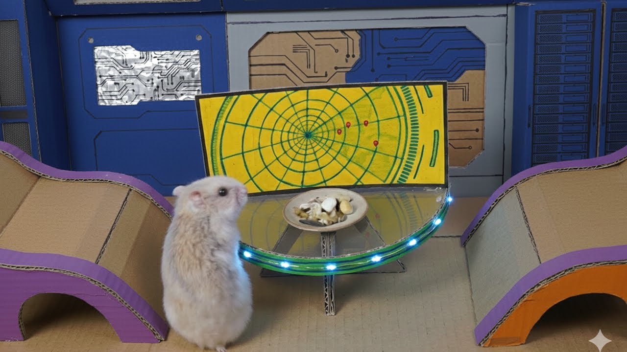 Real-Life Ship Maze Challenge for a Hamster!