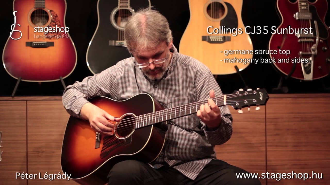 Collings CJ35 played by Péter Légrády in Stageshop