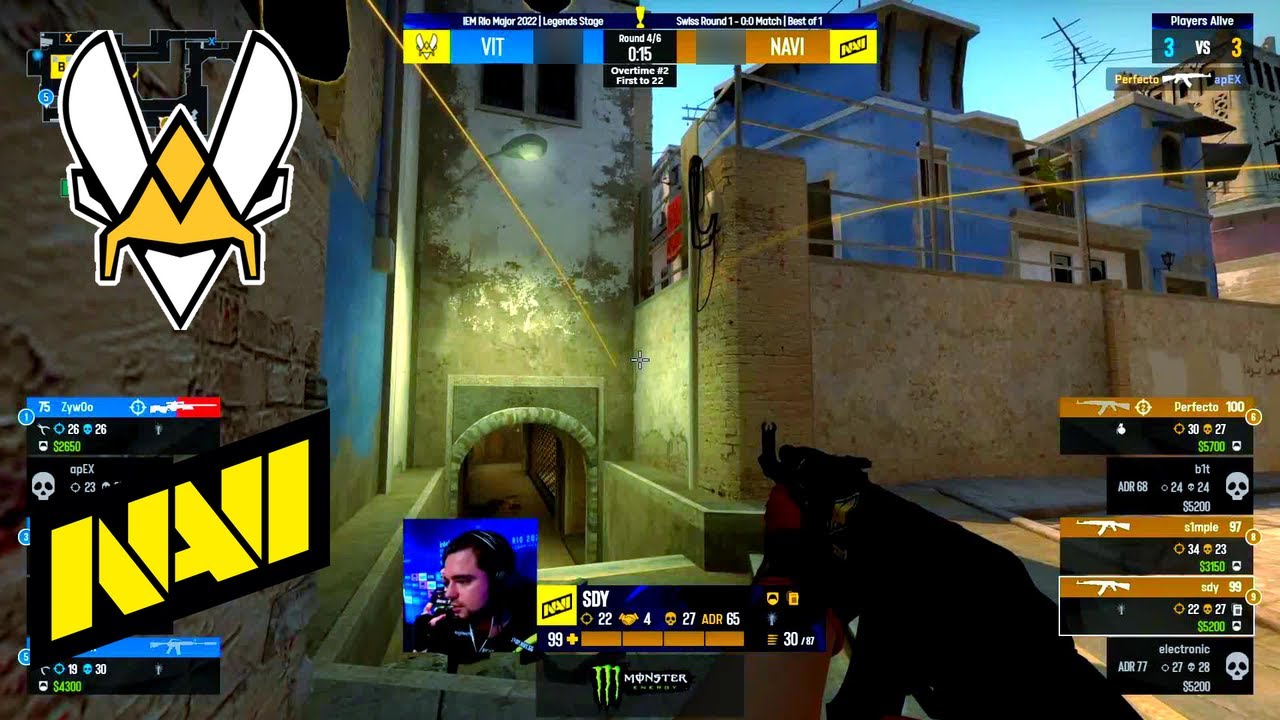 Vitality vs Natus Vincere | Highlights | IEM Rio Major 2022 - Legends Stage