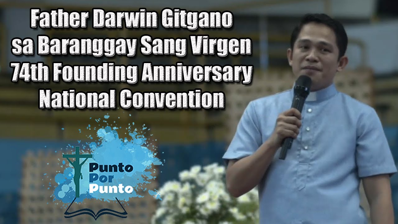 Father Darwin Gitgano sa Baranggay San Virgen